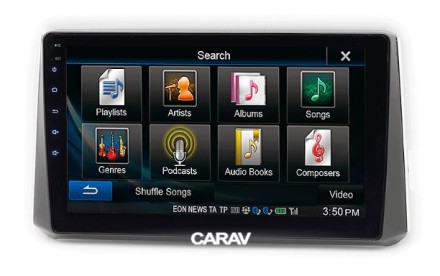 Рамка переходная TOYOTA Corolla (18+) для дисплея 10 дюймов