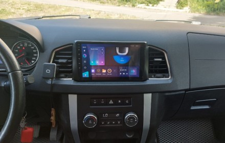 Рамка переходная 9 дюймов УАЗ Патриот (17+) черная