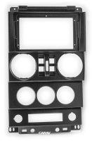 Рамка переходная в JEEP Wrangler 2007-2010 (4 двери) для дисплея 9 дюймов