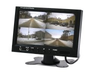 Монитор 7 дюймов на кронштейне + квадратор на 4 камеры