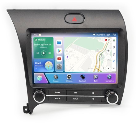Магнитола на Андроид для KIA Compas S400 (Мощная версия)
