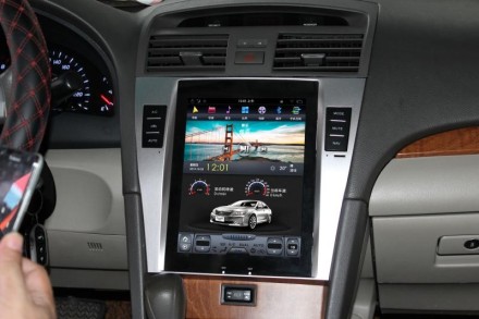 Головное устройство для Toyota Camry V40 (2006-2011) Tesla-Style