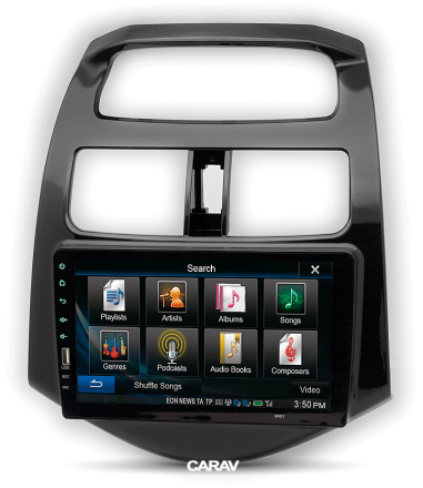 Рамка переходная в CHEVROLET Spark (M300) 2013-2015 / HOLDEN Barina Spark (MJ) 2012-2016 для дисплея 9 дюймов