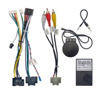Комплект проводов для установки магнитолы в Hummer H2 2008 - 2013 (основной, антенна, CAN, AMP) RZC