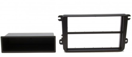 Рамка переходная 1din Volkswagen, Skoda, Seat с карманом 