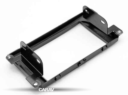Рамка переходная 2din Ford Focus II, Mondeo, S-Max, C-Max (07+), Galaxy (06+), Kuga (08+), Черный с креплением №7