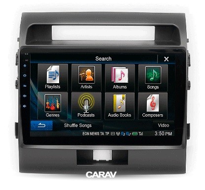 Рамка переходная TOYOTA Land Cruiser 200 (V8) (08-15) для дисплея 10 дюймов