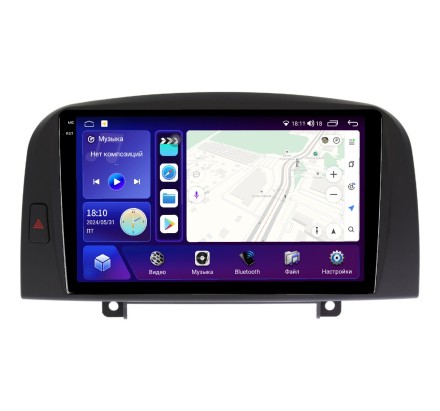 Магнитола для Hyundai Sonata (EF) 2001-2012 Compas S300 (Средний класс) с 2K экраном