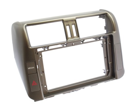 Установочный комплект Toyota Prado 150 2010-2013 (рамка титан) для комплектации с 360 для дисплея 9 дюймов