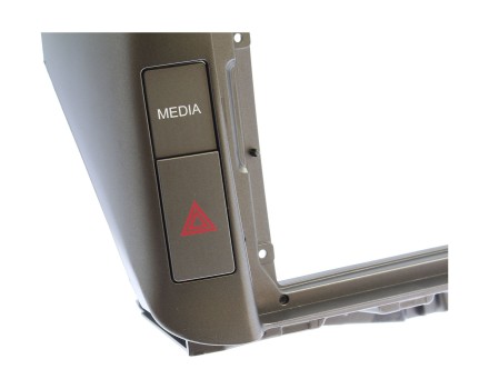 Установочный комплект Toyota Prado 150 2010-2013 (рамка титан) для комплектации с 360 для дисплея 9 дюймов