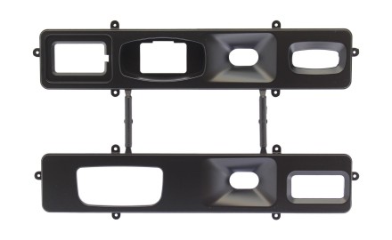 Рамка переходная в Renault Duster (10-15), Nissan Terrano 2014+ для дисплея 9 дюймов