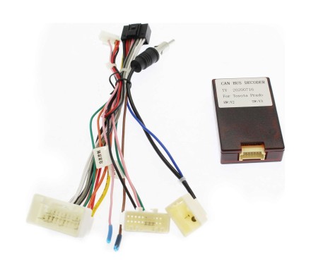 Комплект проводов для установки магнитолы в Toyota 2003-2013 (основной, антенна, мультируль, RCA, USB, CAN, AMP) тип 2