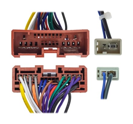 Комплект проводов для установки магнитолы в Mazda 6 2007 - 2012 (основной, CAN, AMP) RZ