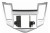 Рамка переходная 2din Chevrolet Cruze (09-13) Silver с креплением №2