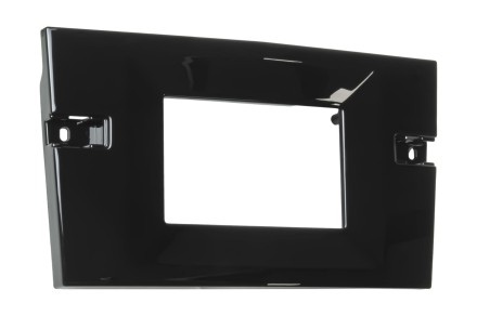 Рамка для переноса бортового компьютера вниз в Opel Astra (H) 2004 — 2010 черная