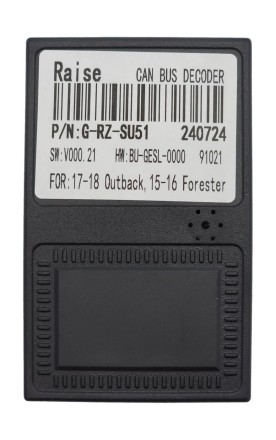 Комплект проводов для установки магнитол в Subaru XV, Impreza 2014 - 2016, Forester 2015-2019 (левый руль) RZC