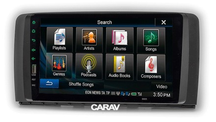 Рамка переходная MERCEDES-BENZ R-klasse (W251) (05-13) для дисплея 9 дюймов