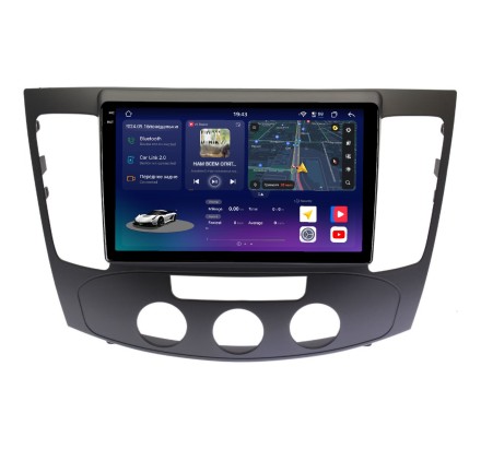 Магнитола для Hyundai Sonata (EF) 2001-2012 Compas S500 (Топ класс) 2K с модулем кругового обзора