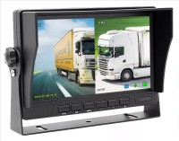 Видеорегистратор 7 дюймов с поддержкой 2 AHD-камер с разрешением экрана 1024*600 (IPS) на скобе