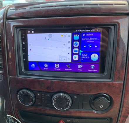 Магнитола на Андроид для Mercedes Benz A ,B, Sprinter, Viano, Vito,VW Crafter Winca S400 с 2K экраном SIM 4G