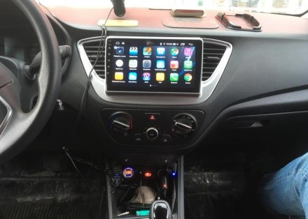 Магнитола для Hyundai Solaris 2 2017-2020 Compas S300 (Средний класс) с 2K экраном