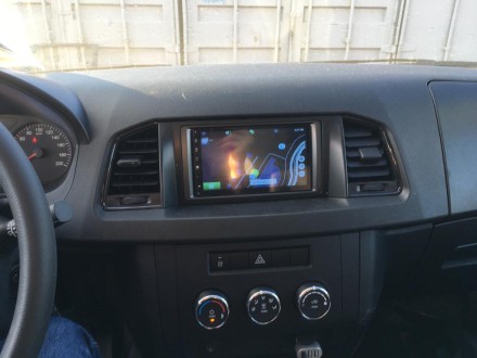 Рамка переходная 2din УАЗ Патриот (14+) темно-серая