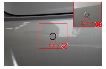 Видеопарктроник 4 датчика c возможностью подключения AHD камеры заднего вида