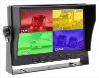 Видеорегистратор 7 дюймов с поддержкой 4 AHD-камер с разрешением экрана 1280х720 (IPS) на скобе