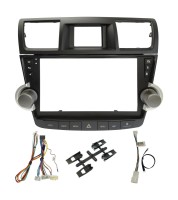 Установочный комплект в Toyota Highlander 2008 - 2013 c кнопкой аварийки, 9 дюймов, ТИП3 Установочный комплект в Toyota Highlander 2008 - 2013 c кнопкой аварийки, 9 дюймов, ТИП3
