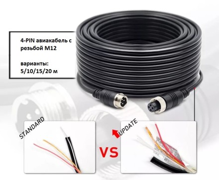 Видеорегистратор 9 дюймов с поддержкой 4 AHD-камер с разрешением экрана 1280х720 (IPS) на скобе