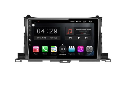 Магнитола на Андроид для Toyota Highlander (14+) COMPASS TSN-2K, 4G, DSP, CarPlay