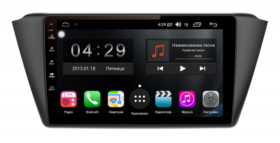 Магнитола на Андроид для Skoda Fabia (15+) COMPASS TSN-2K, 4G, DSP, CarPlay