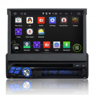 Головное устройство универсальное (магнитола) с DVD и выдвижным экраном на Андроид 9