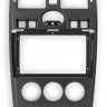 Рамка для установки в LADA Priora 2007-2014 (часы  сверху / черный) дисплея 9 дюймов