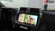 Магнитола на Андроид для Toyota Land Cruiser Prado50 (14+) COMPASS TSN-2K, 4G, DSP, CarPlay