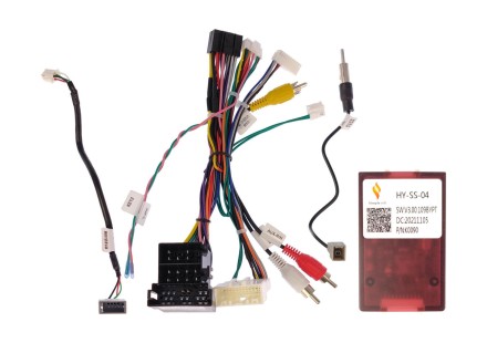 Комплект проводов для установки в Hyundai, Kia 2010+ (основной ISO+mini-ISO, CAN, CAM 24 pin, AMP, USB)