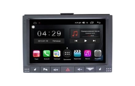 Магнитола на Андроид для VW Touareg (2002-2010) Winca S400 с 2K экраном SIM 4G (физические кнопки)
