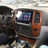 Магнитола на Андроид для Toyota Land Cruiser00, Lexus LX470 (2002-2007) COMPASS TSN-2K, 4G, DSP, CarPlay (авто без штатной навигации)