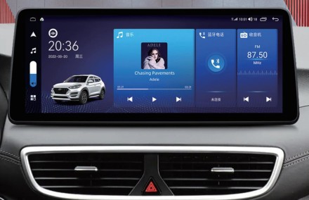 Магнитола на Андроид для Hyundai Tucson 2018+ Winca S400 R SIM 4G 12,3 дюйма